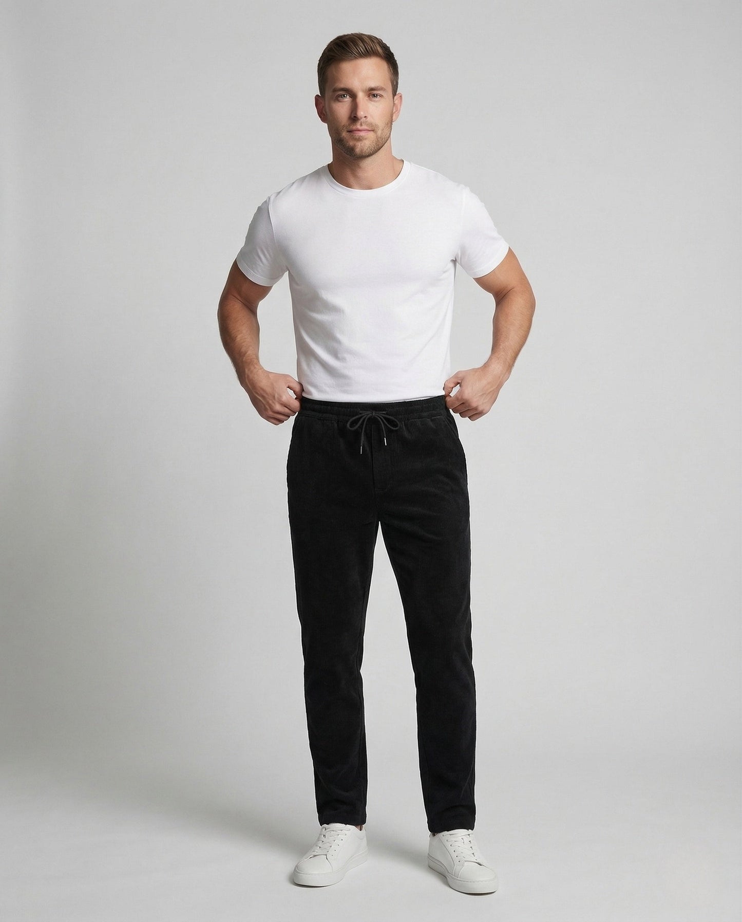 Pantaloni Termici Uomo in Cordura con Coulisse e Tasca con Zip - Brentozzi