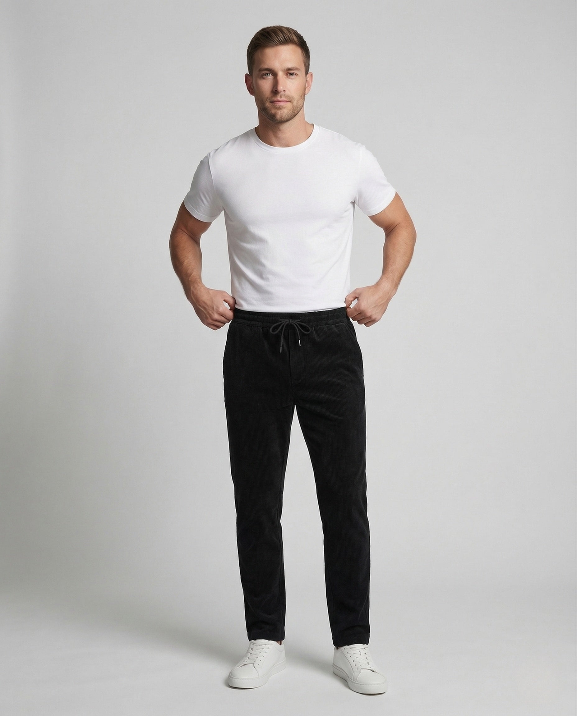 Pantaloni Termici Uomo in Cordura con Coulisse e Tasca con Zip - Brentozzi