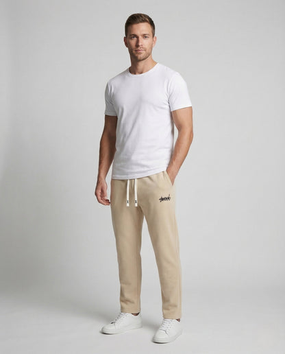 Pantaloni Uomo Ampi in Felpa con Vita Elastico - Brentozzi