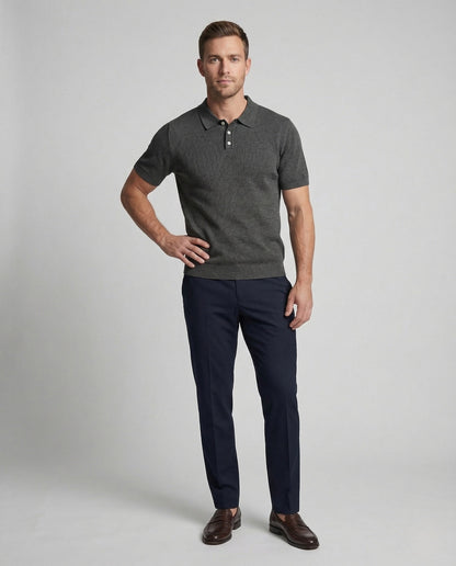 Polo Uomo in Maglia Manica Corta con Struttura - Brentozzi