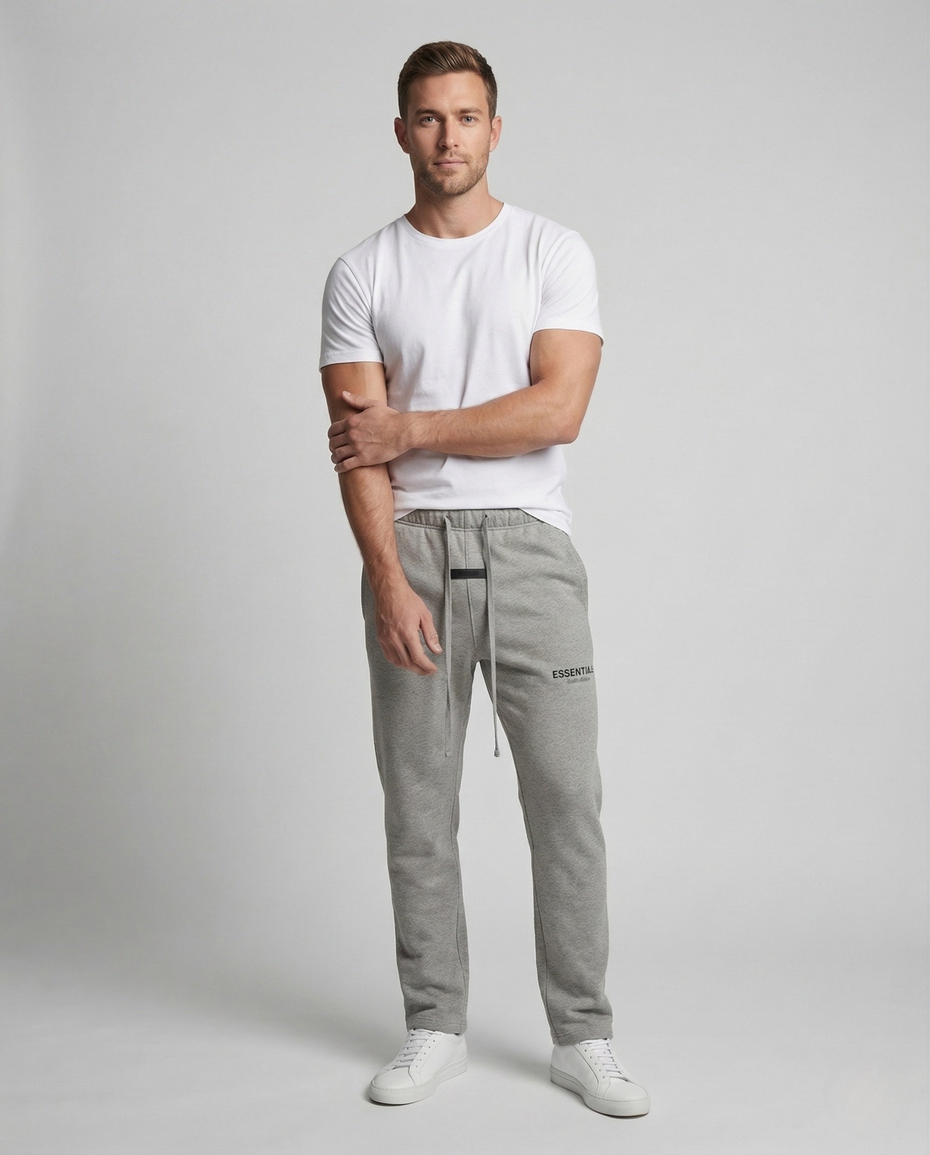Pantaloni Uomo in Felpa con Vita Elastico Comfort - Brentozzi