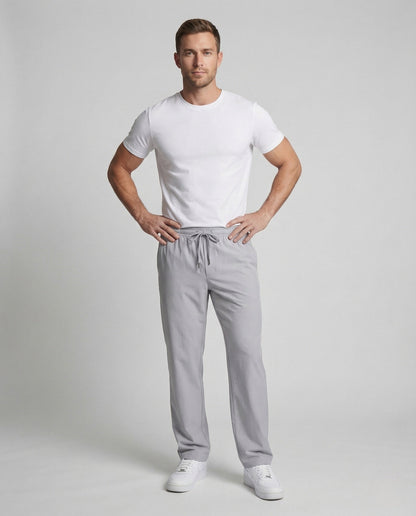 Pantaloni Uomo in Microfibra con Coulisse Casual - Brentozzi