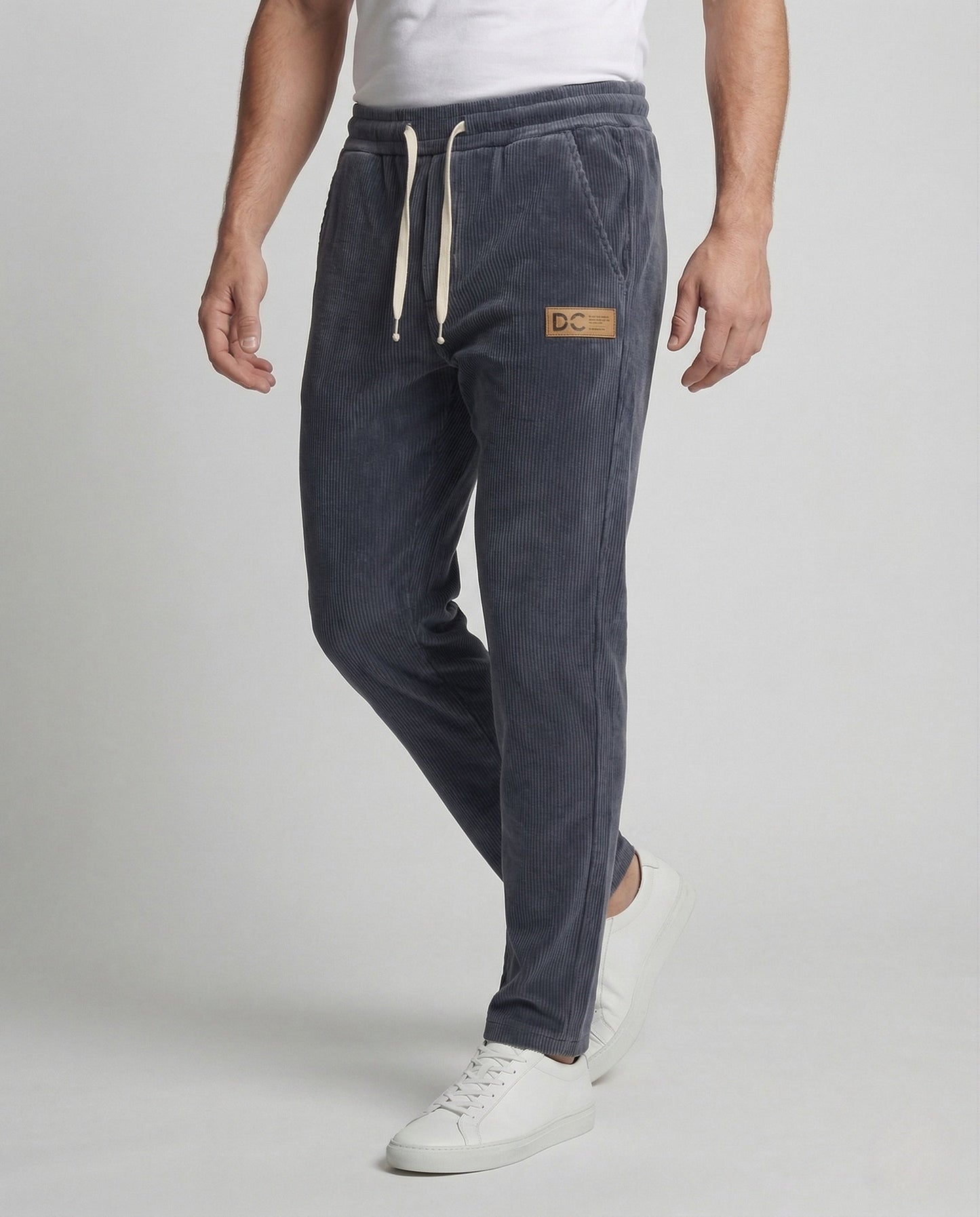 Pantaloni Uomo Termici Tempo Libero Elastico Interno Morbido - Brentozzi