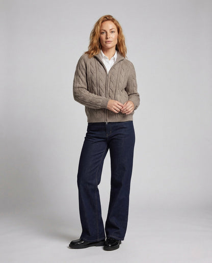 Jeans Donna Vita Alta Cotone Dritti Comfort Fit - Brentozzi