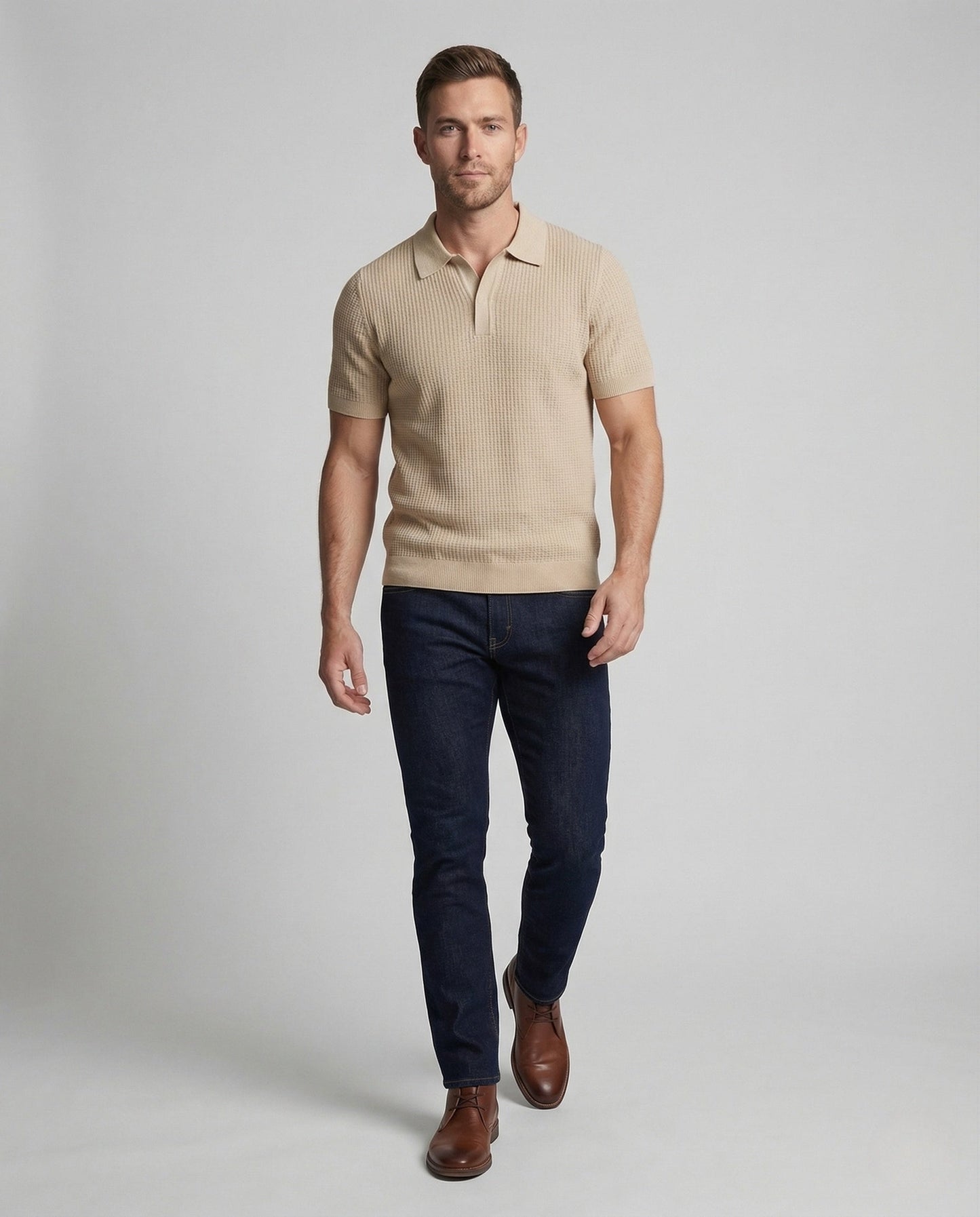Polo Uomo Maglia Cotone Manica Corta - Brentozzi
