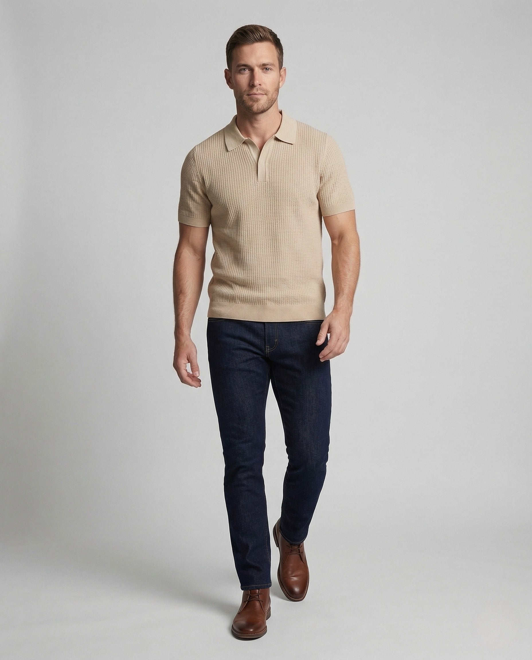 Polo Uomo Maglia Cotone Manica Corta - Brentozzi
