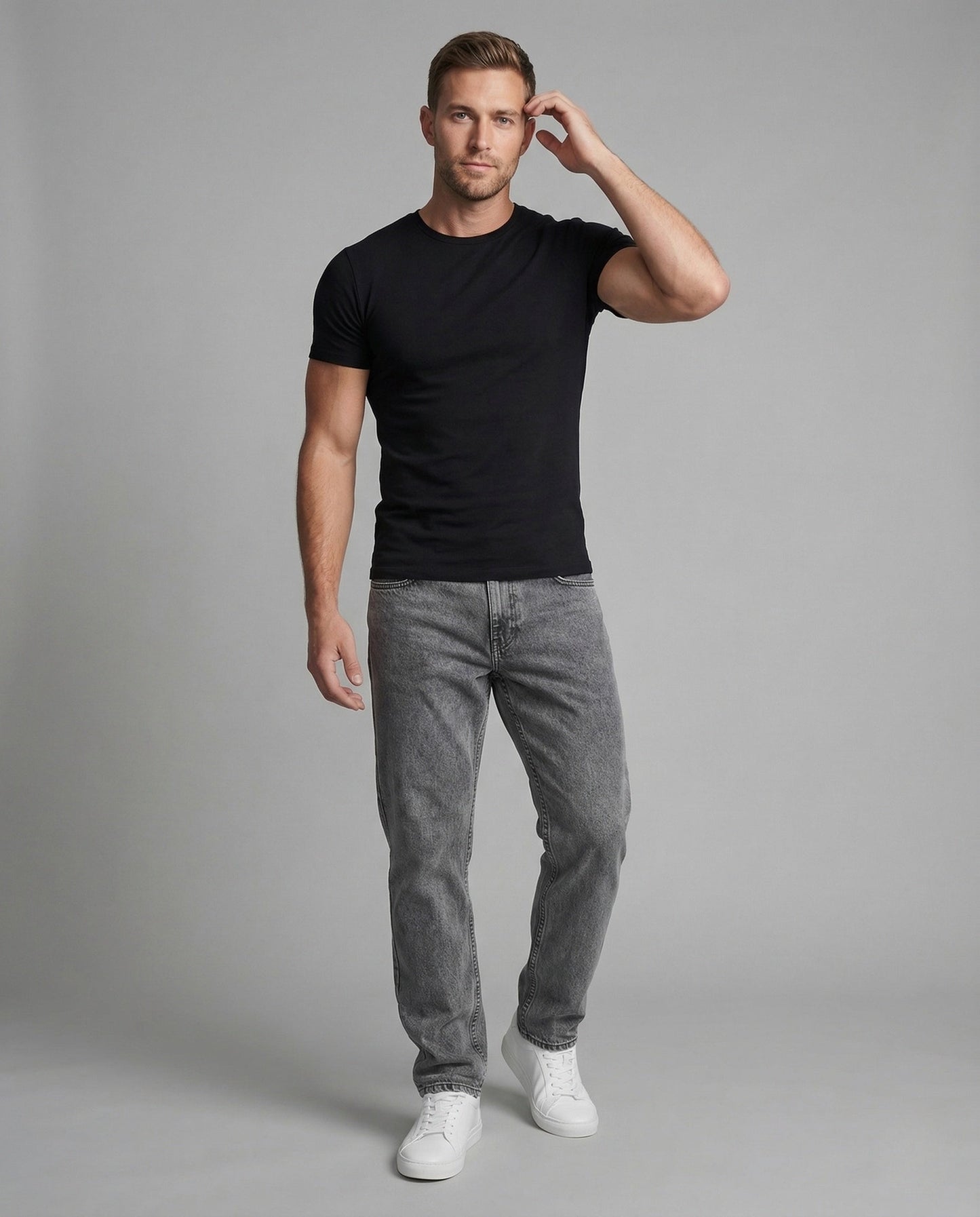 Jeans Uomo Vintage Taglio Largo Fondo Basso - Brentozzi