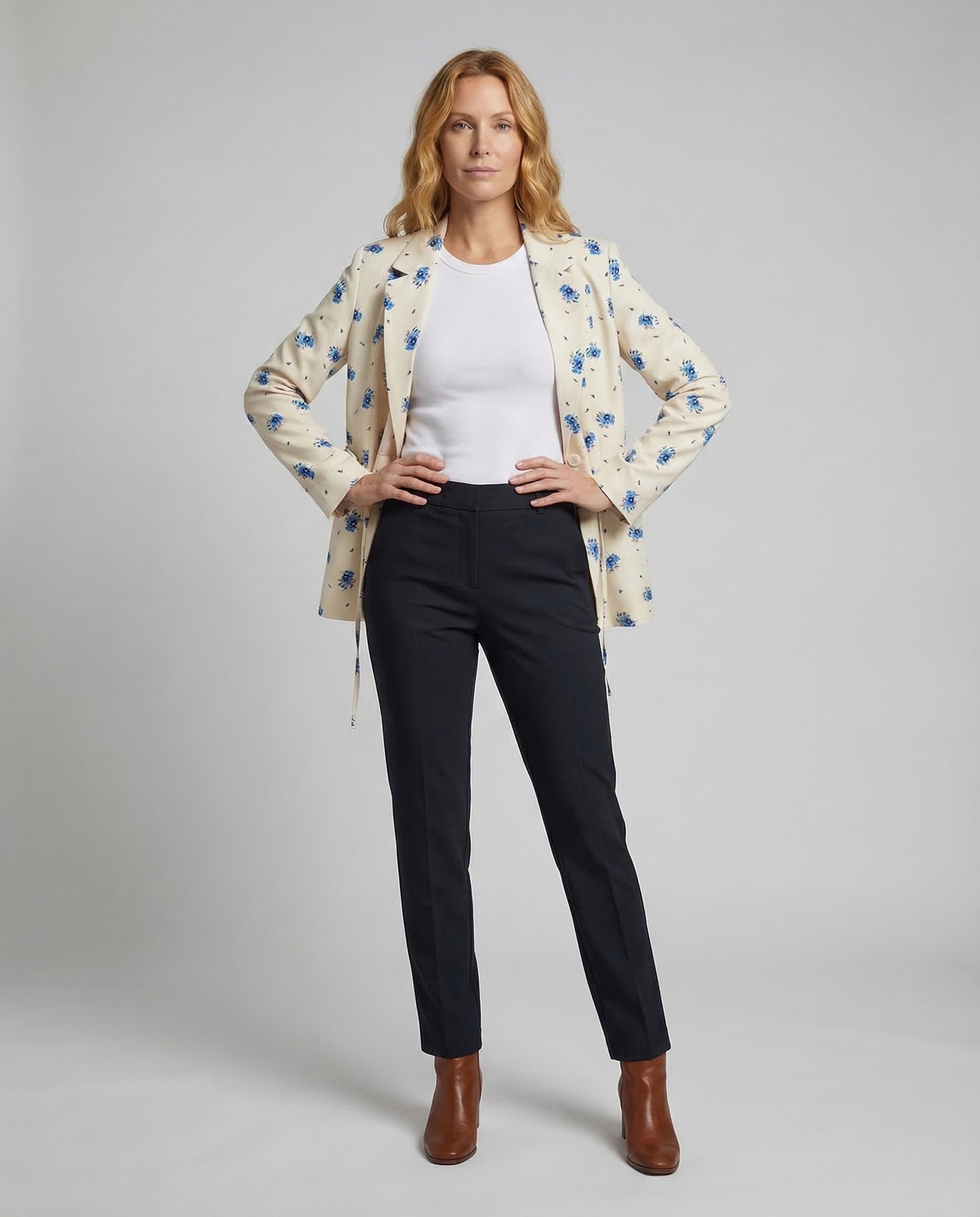 Blazer Doppiopetto Donna con Cintura Slim Fit - Brentozzi