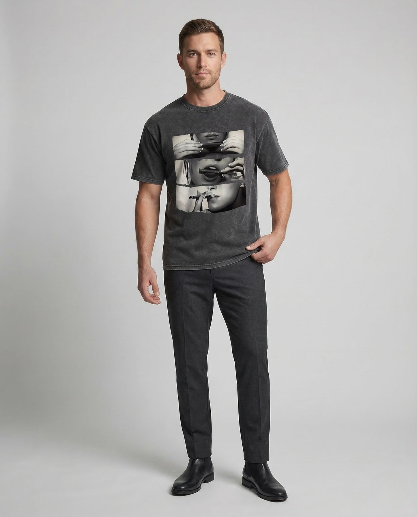 T-shirt Unisex Cotone Oversize Stampa Fotografica - Brentozzi