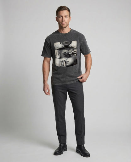 T-shirt Unisex Cotone Oversize Stampa Fotografica - Brentozzi