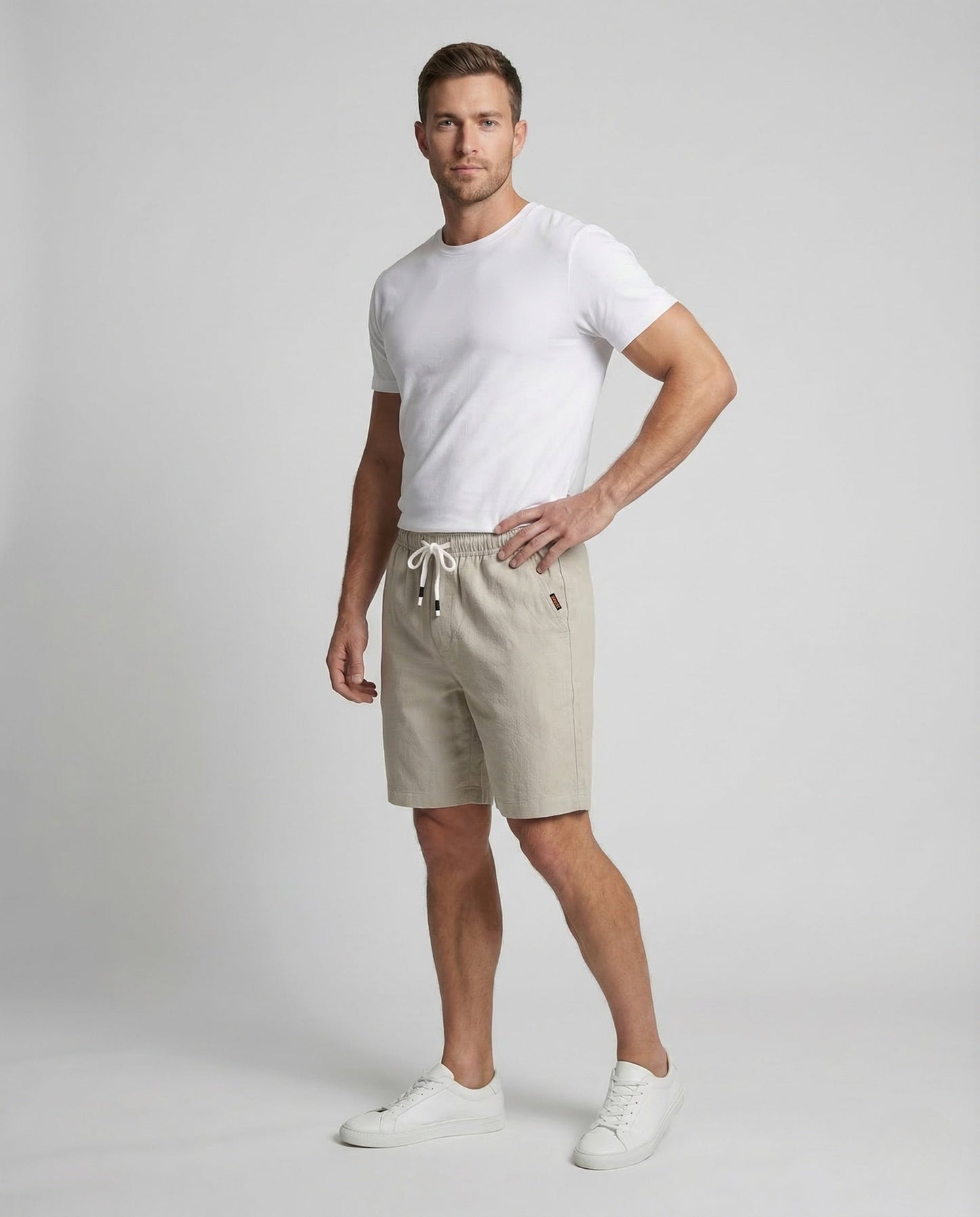 Bermuda Uomo Cotone Mix Vita Elastica - Brentozzi