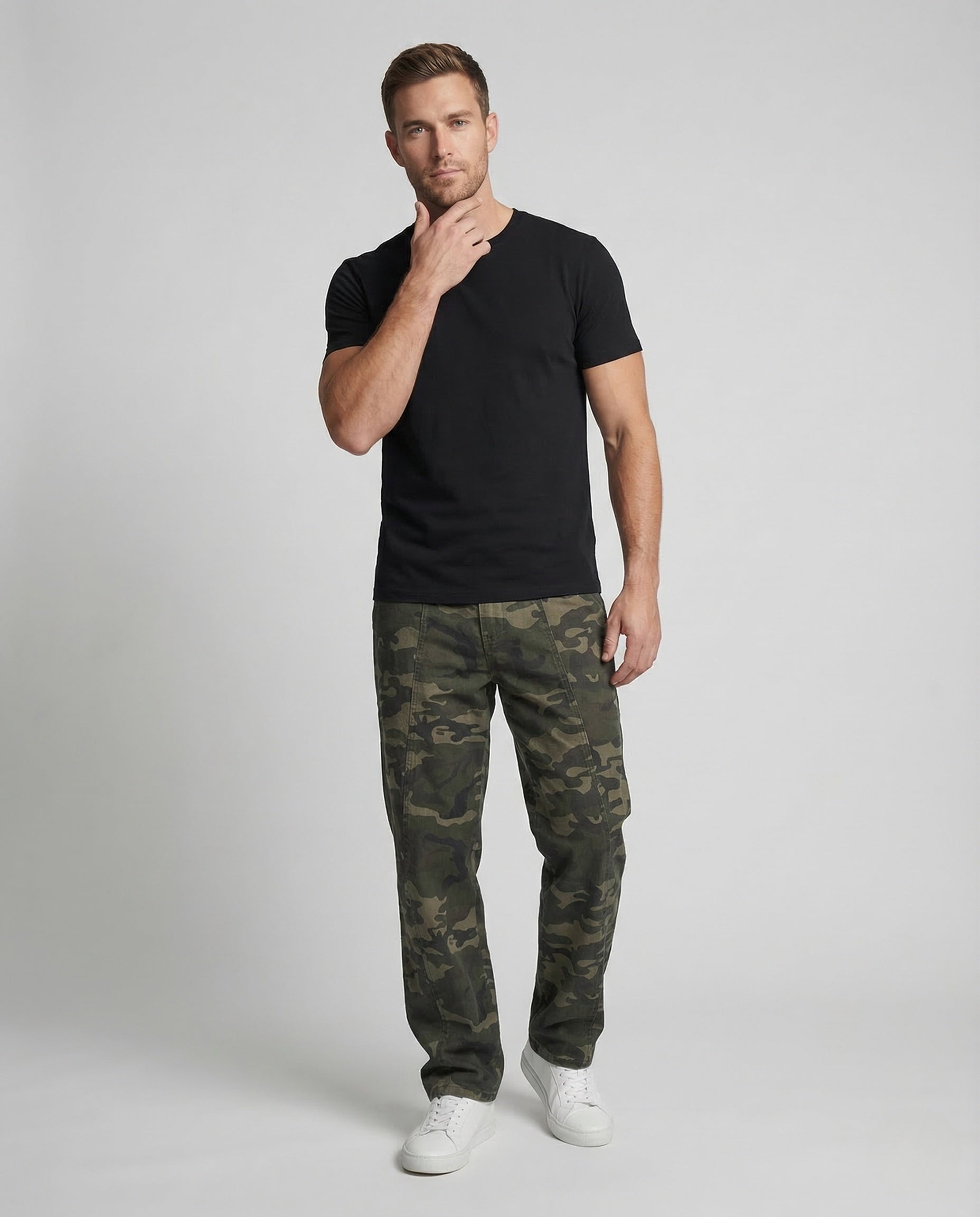 Pantaloni Cargo Unisex Tessuto Tecnico Vestibilità Dritta - Brentozzi