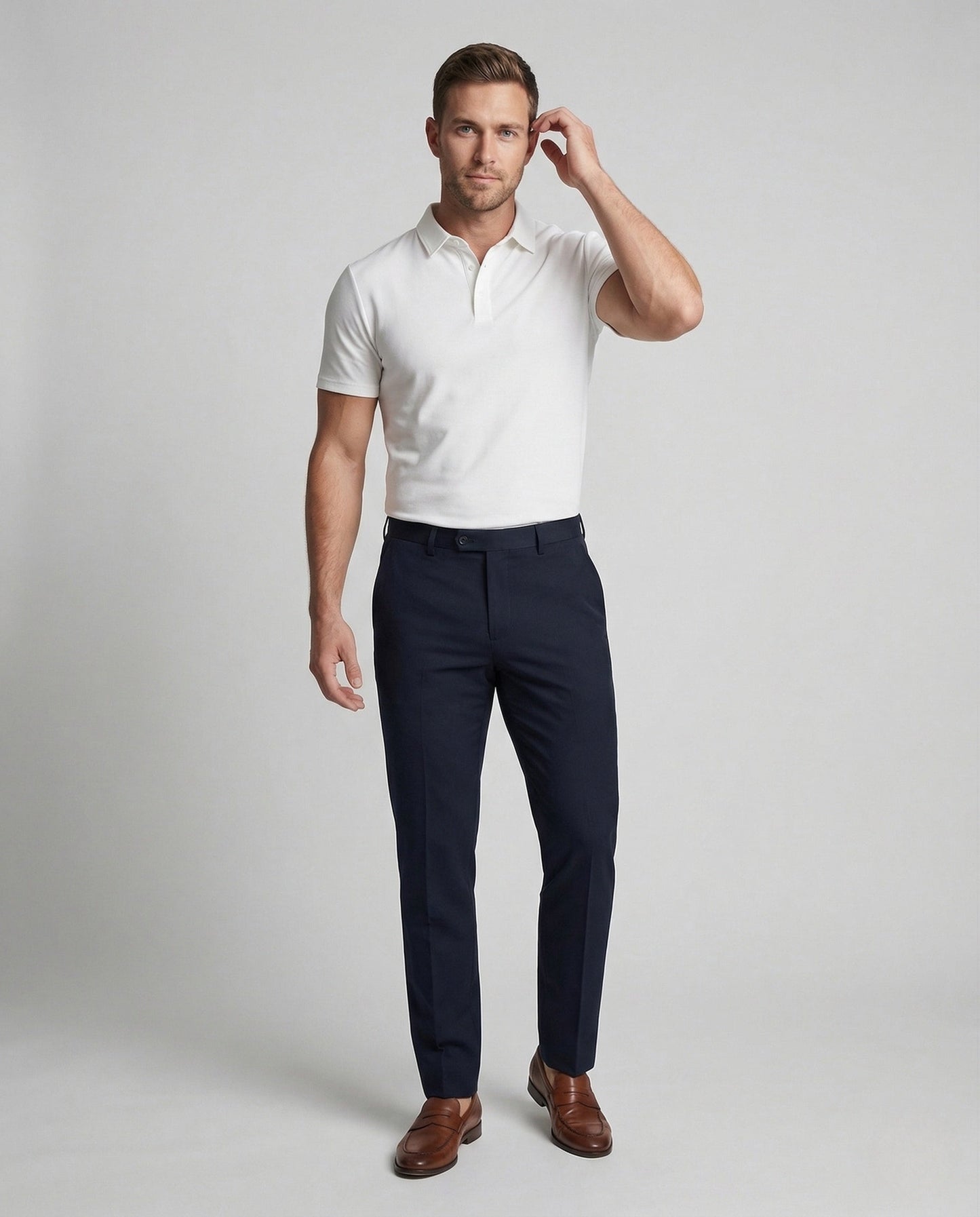 Polo Uomo Cotone Mercerizzato Slim Fit - Brentozzi