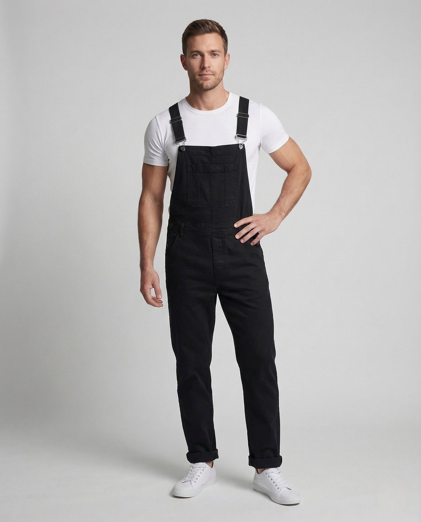 Salopette Uomo Jeans Regolabile - Brentozzi