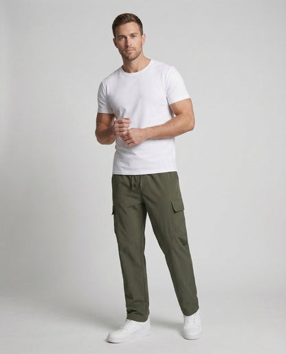 Pantaloni Cargo Uomo in Tessuto Stretch Traspirante - Brentozzi