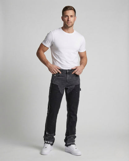 Jeans Uomo Cargo Cotone Vestibilità Ampia - Brentozzi