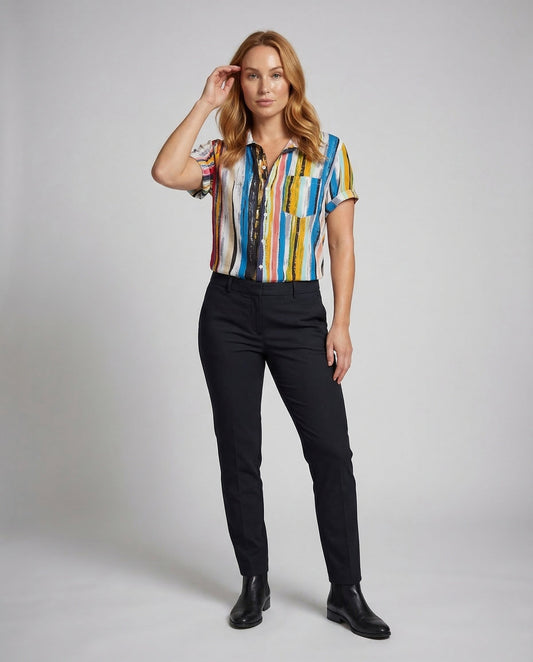 Blusa Donna in Viscosa con Taschino Fantasia - Brentozzi