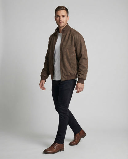Bomber Uomo Oversize con Bordo a Costine - Brentozzi