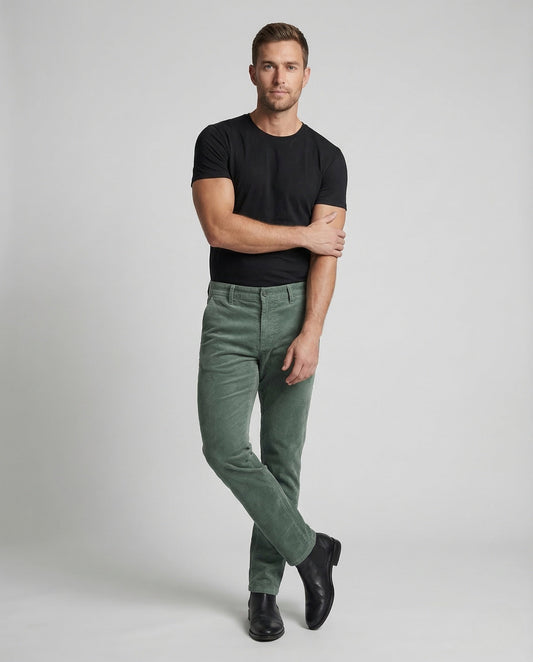 Pantaloni Uomo in Velluto con Fodera Termica in Pile - Brentozzi
