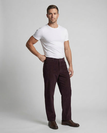 Pantaloni Uomo in Velluto a Coste con Tasca Laterale - Brentozzi