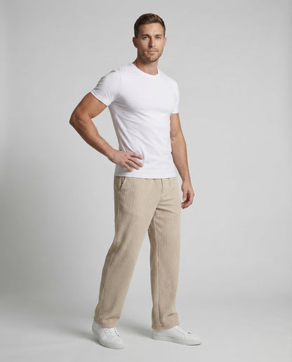 Pantaloni Unisex in Velluto con Coulisse e Fondo Regolabile - Brentozzi