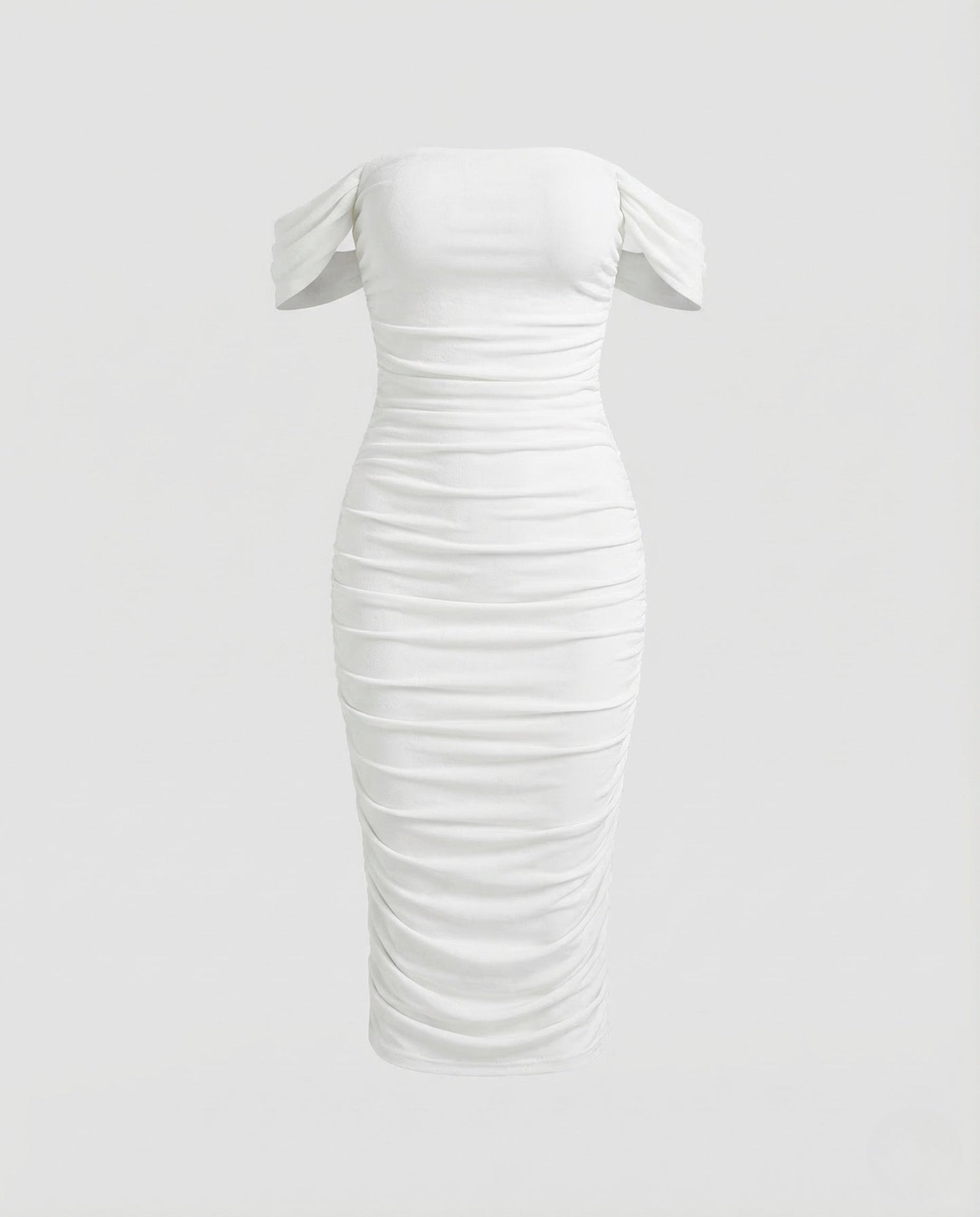 Abito Midi Donna Carmen con Ruches