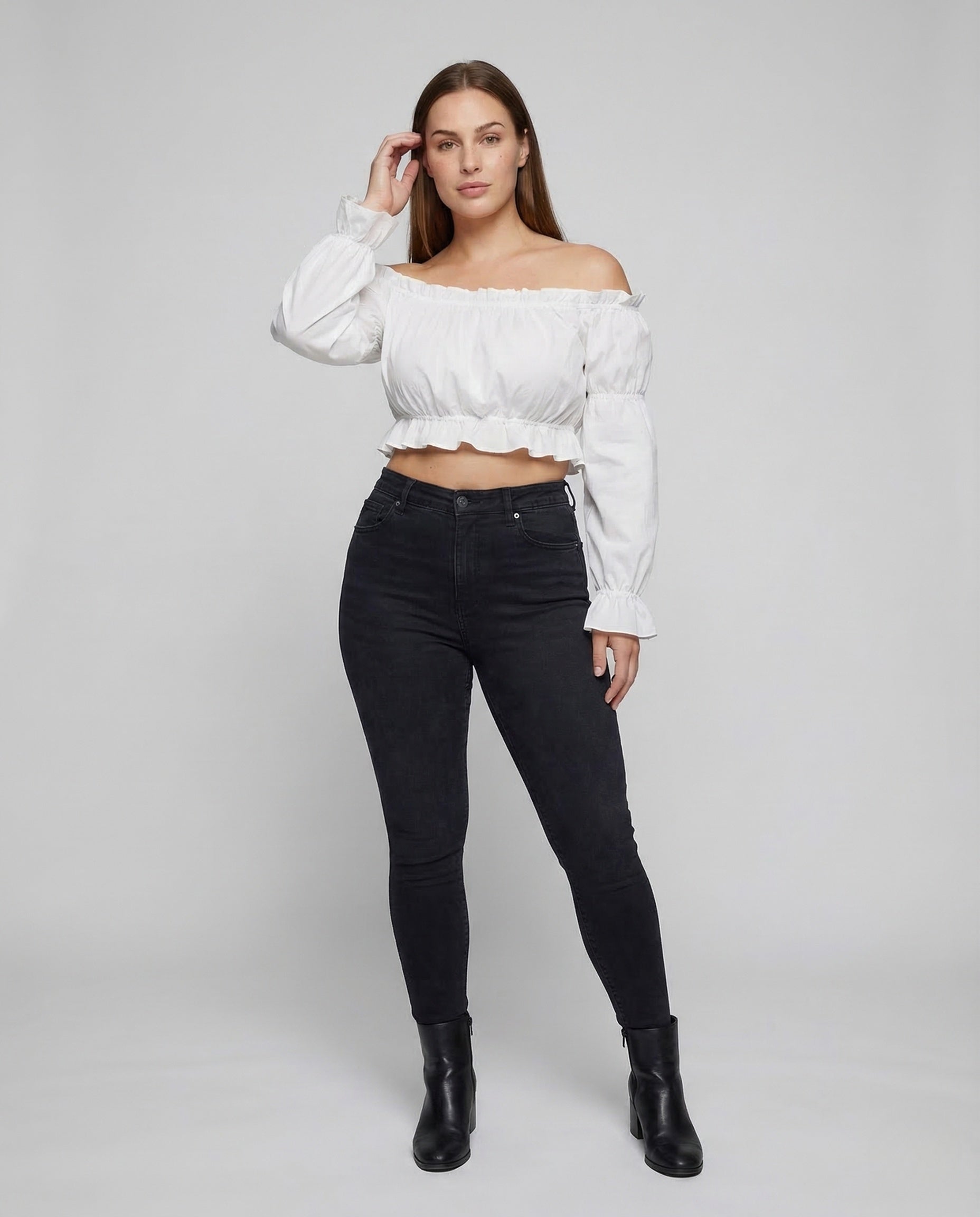 Blusa Donna Carmen Manica a Sbuffo - Brentozzi