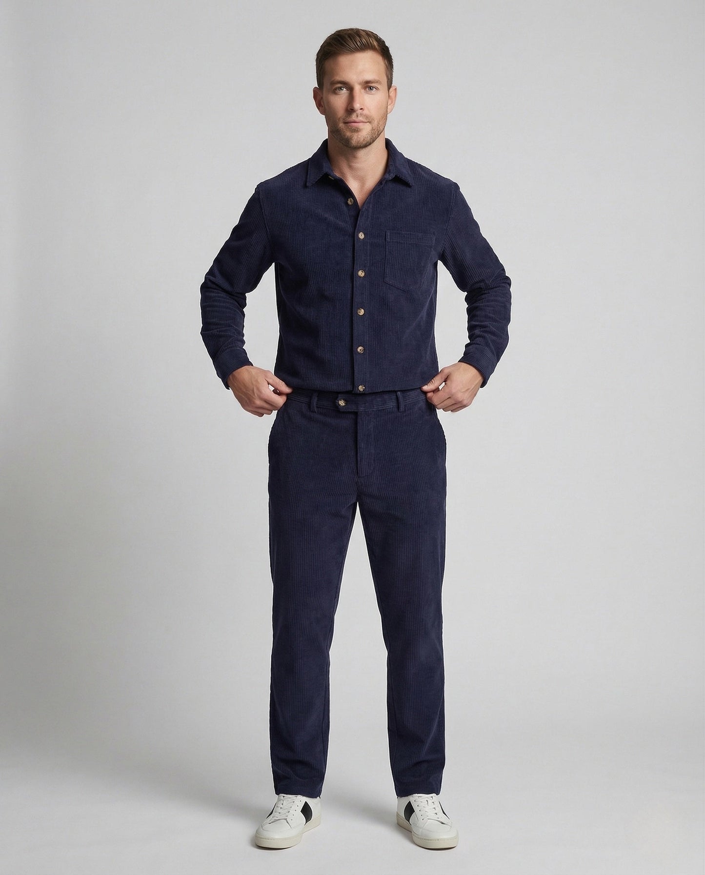 Completo Uomo Camicia e Pantaloni Cotone - Brentozzi