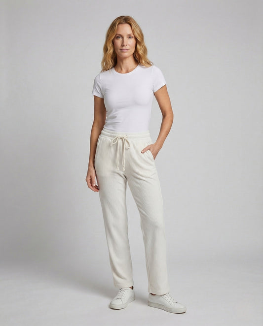 Pantaloni Termici Donna in Maglia Righe Comfort - Brentozzi