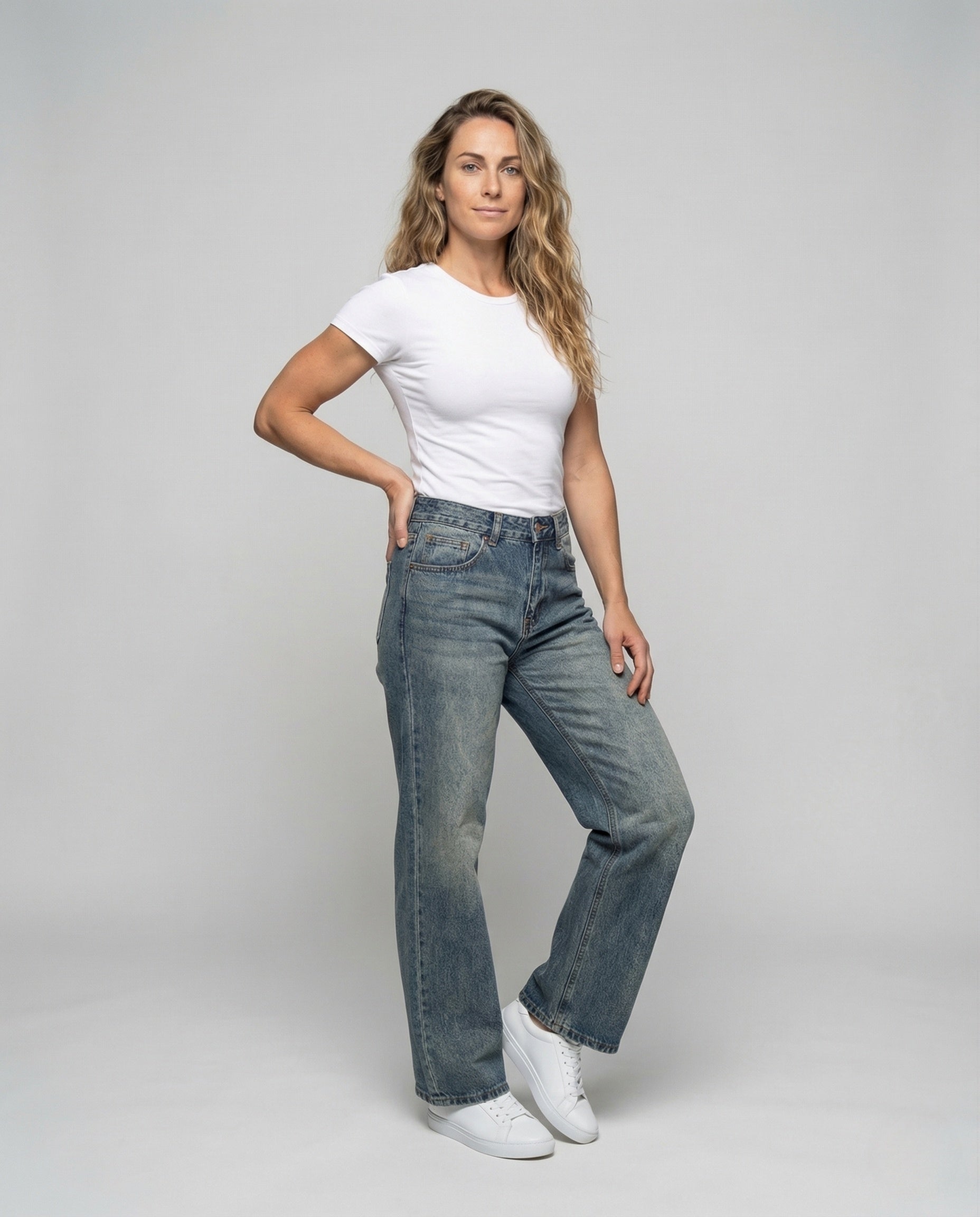 Culotte Jeans Donna Gamba Larga - Brentozzi