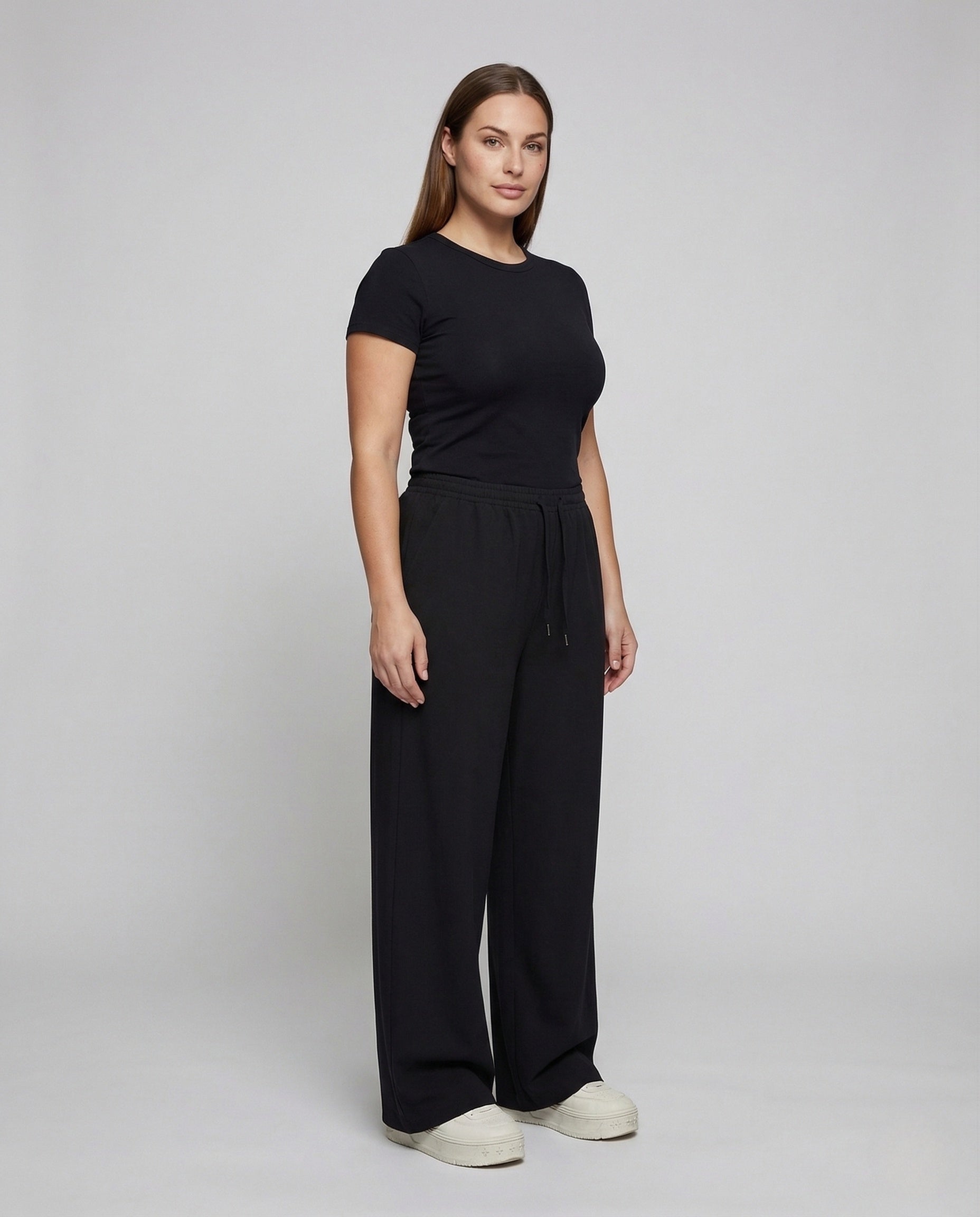 Pantaloni Donna in Felpa Oversize con Coulisse - Brentozzi