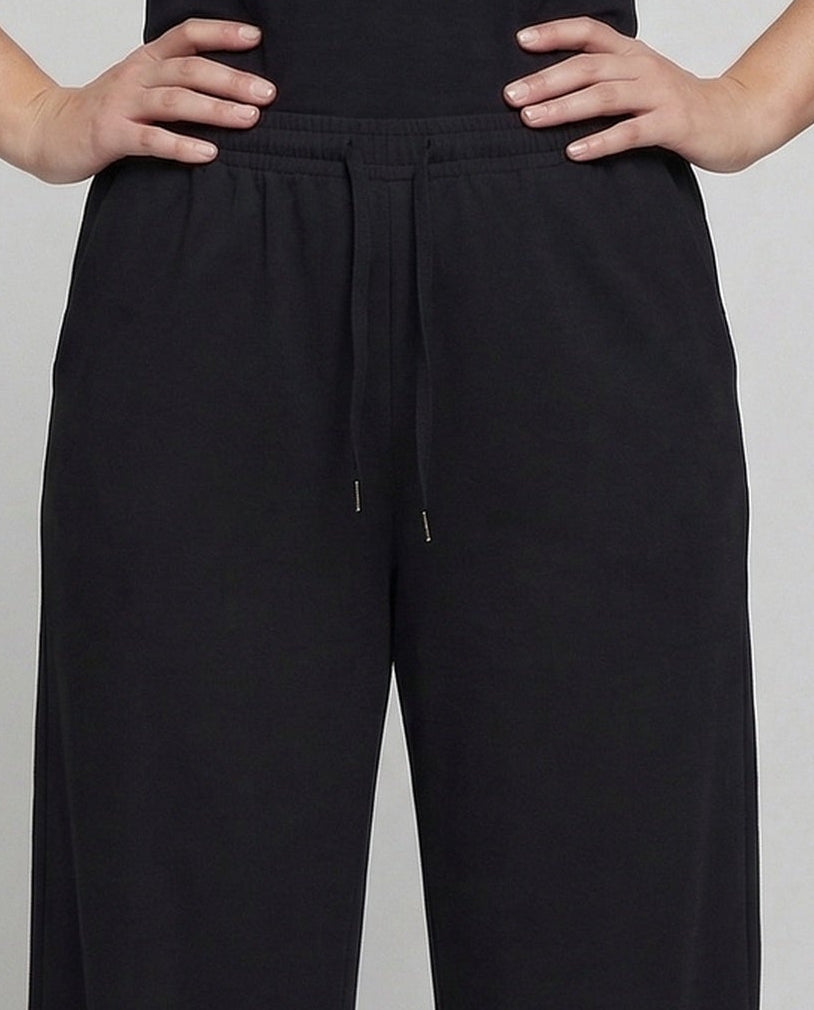 Pantaloni Donna in Felpa Oversize con Coulisse