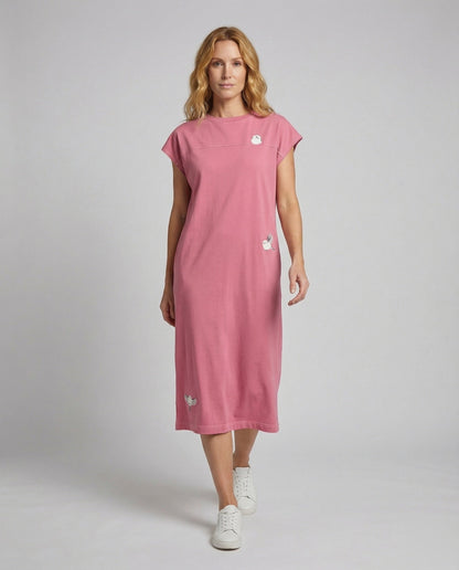 Abito T-Shirt Donna Ricamo Regular Fit - Brentozzi