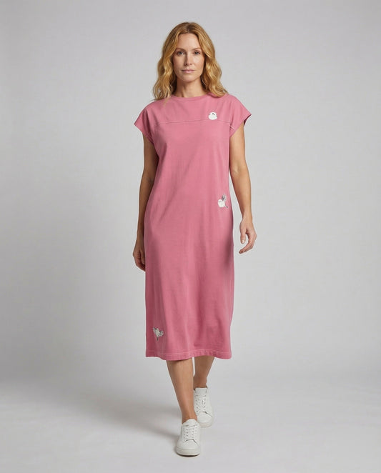 Abito T-Shirt Donna Ricamo Regular Fit - Brentozzi