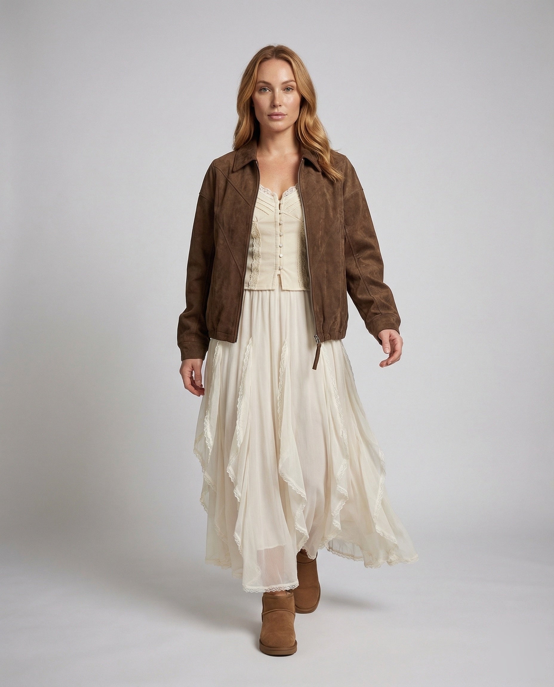 Giacca Bomber Donna in Velluto Manica Raglan - Brentozzi