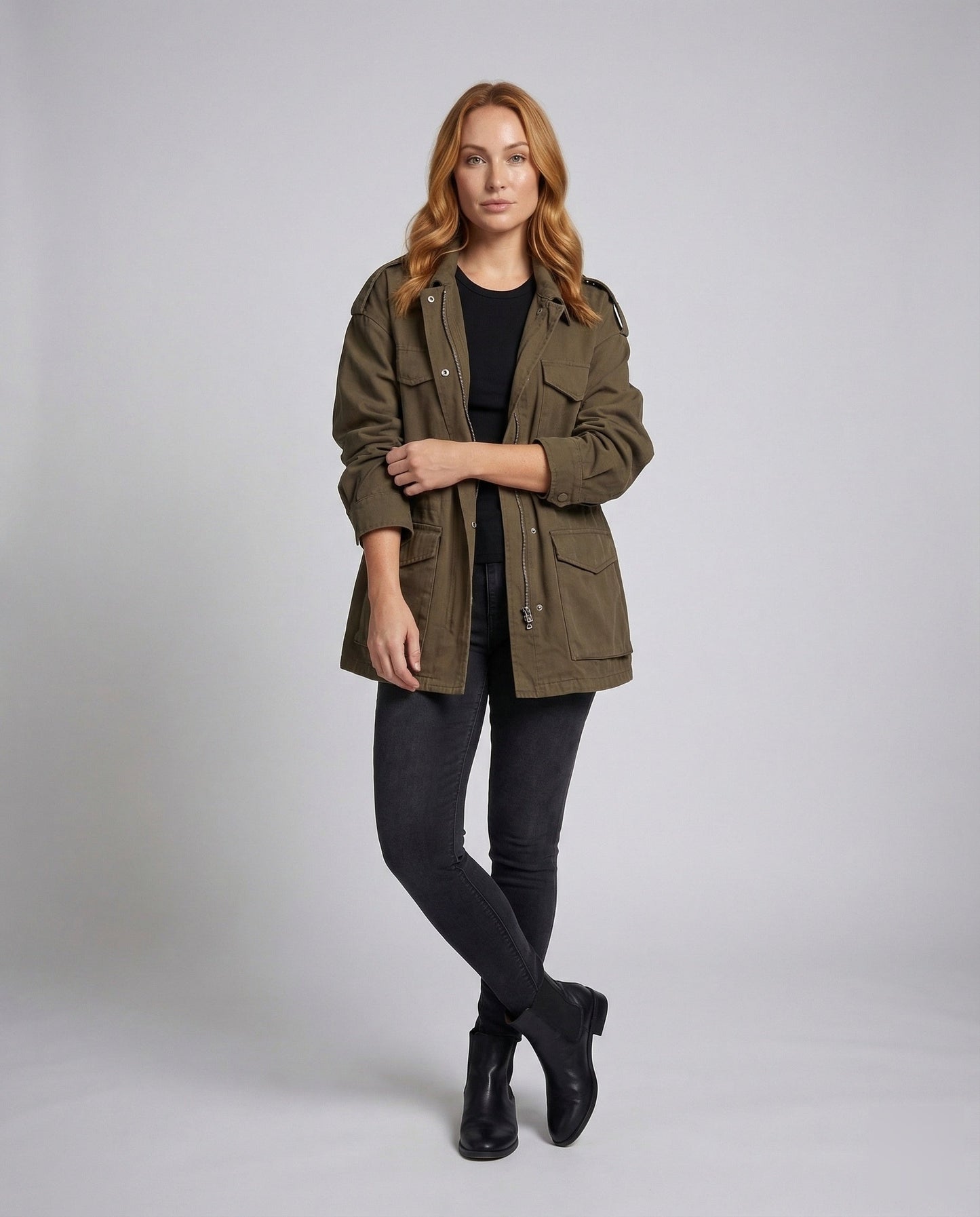 Giacca Campo Donna Oversize Tasche Ampie - Brentozzi