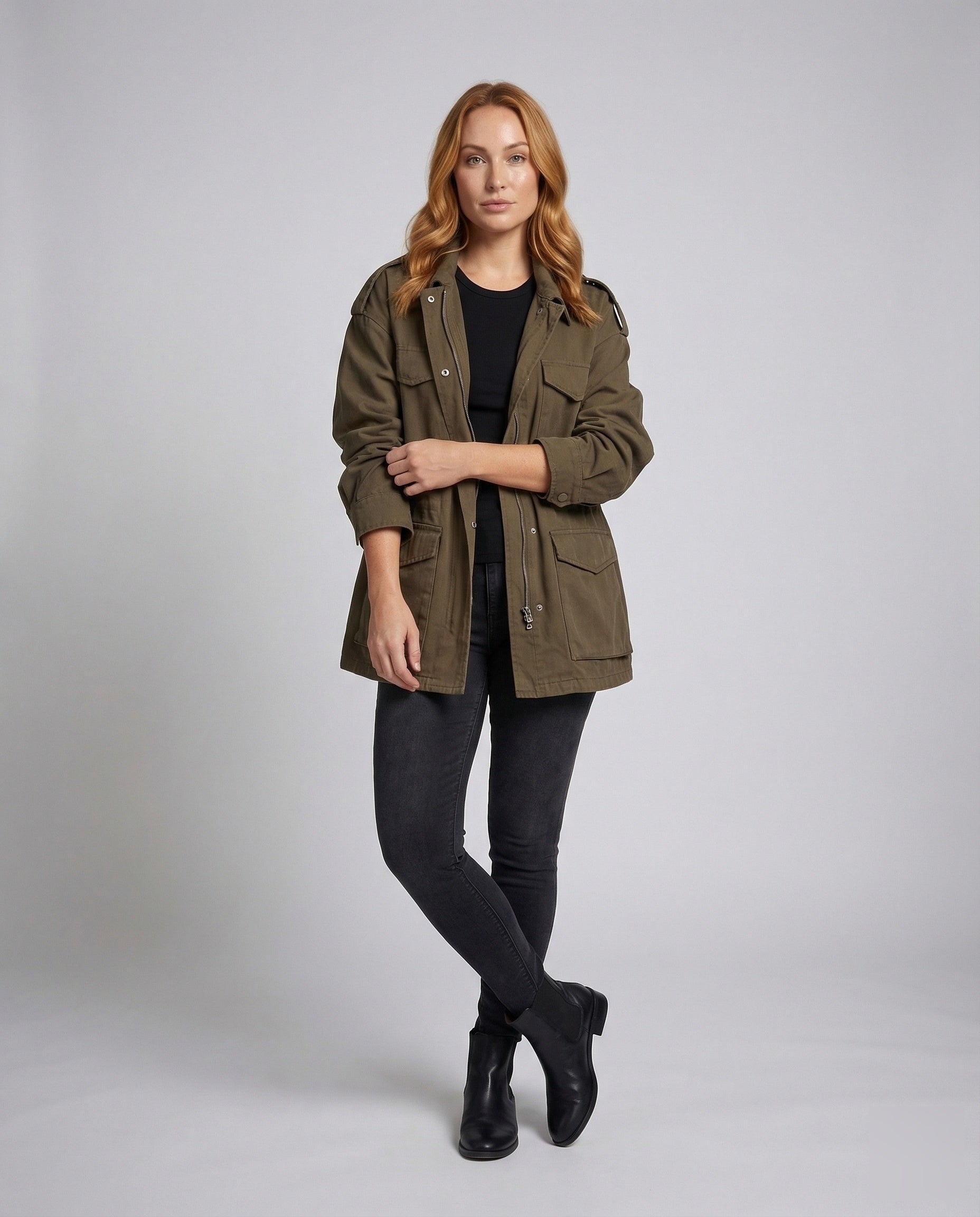 Giacca Campo Donna Oversize Tasche Ampie - Brentozzi