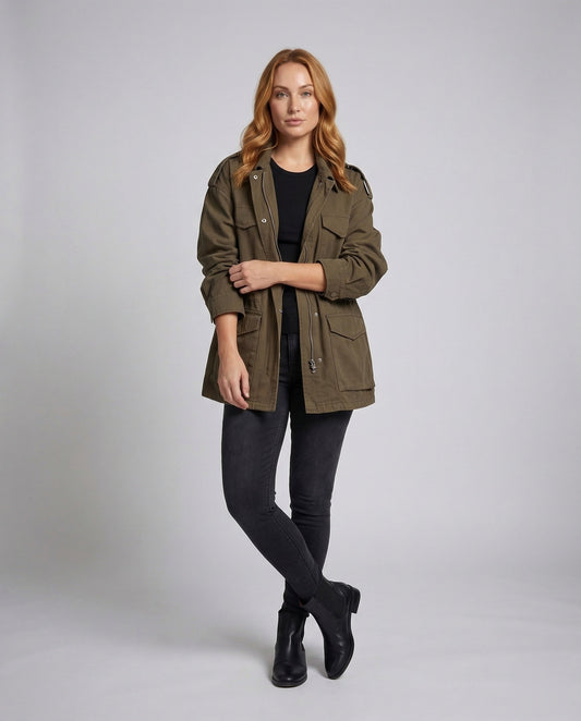 Giacca Campo Donna Oversize Tasche Ampie - Brentozzi