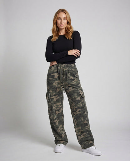Pantaloni Cargo Donna Oversize Comodi - Brentozzi