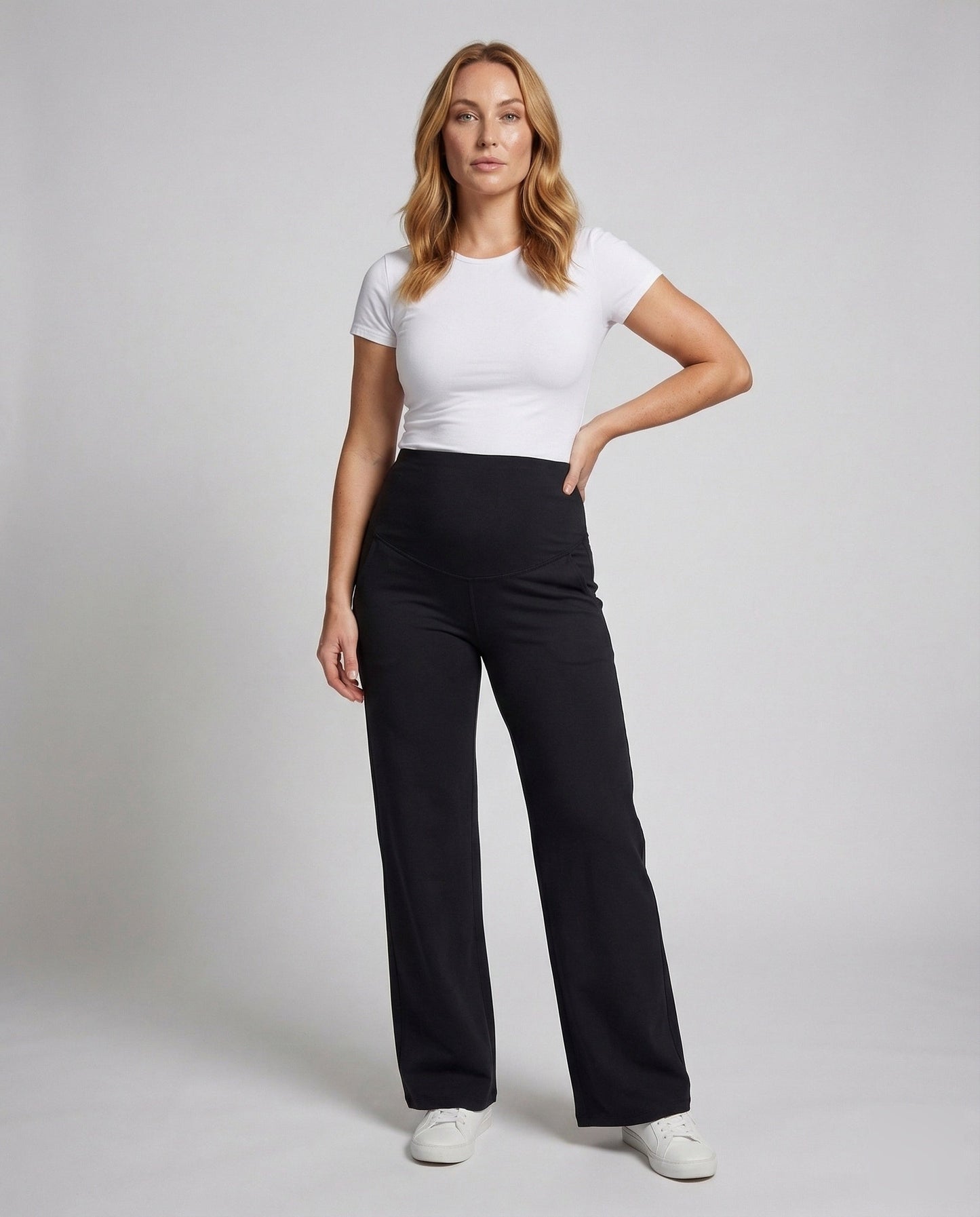 Pantaloni Premaman Donna Vita Elastica Comodi - Brentozzi