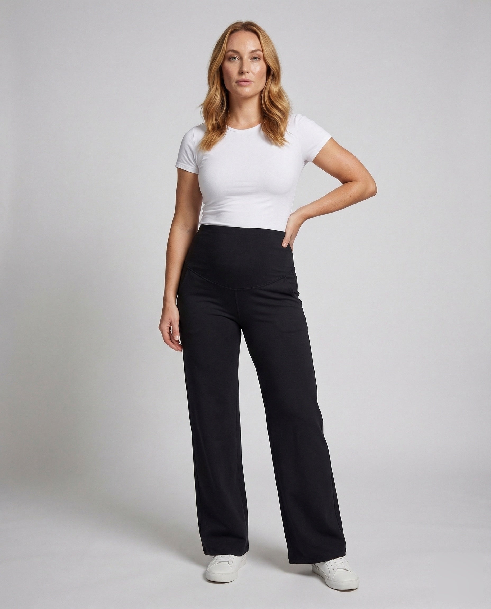 Pantaloni Premaman Donna Vita Elastica Comodi - Brentozzi