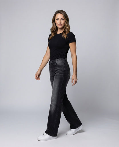 Jeans Unisex Denim Effetto Usato Stile Retrò - Brentozzi