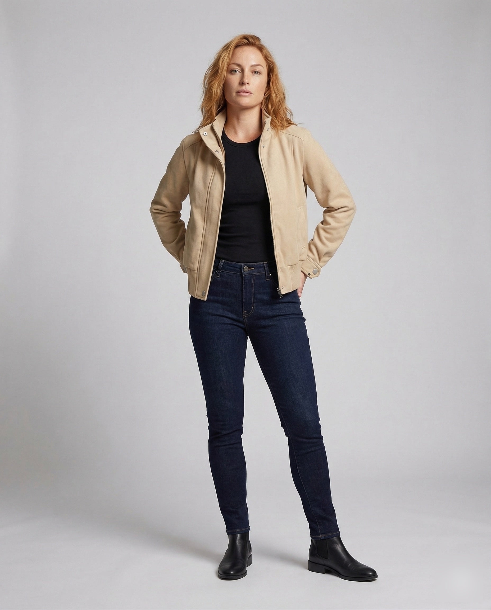 Giacca Donna in Pile Collo Alto - Brentozzi