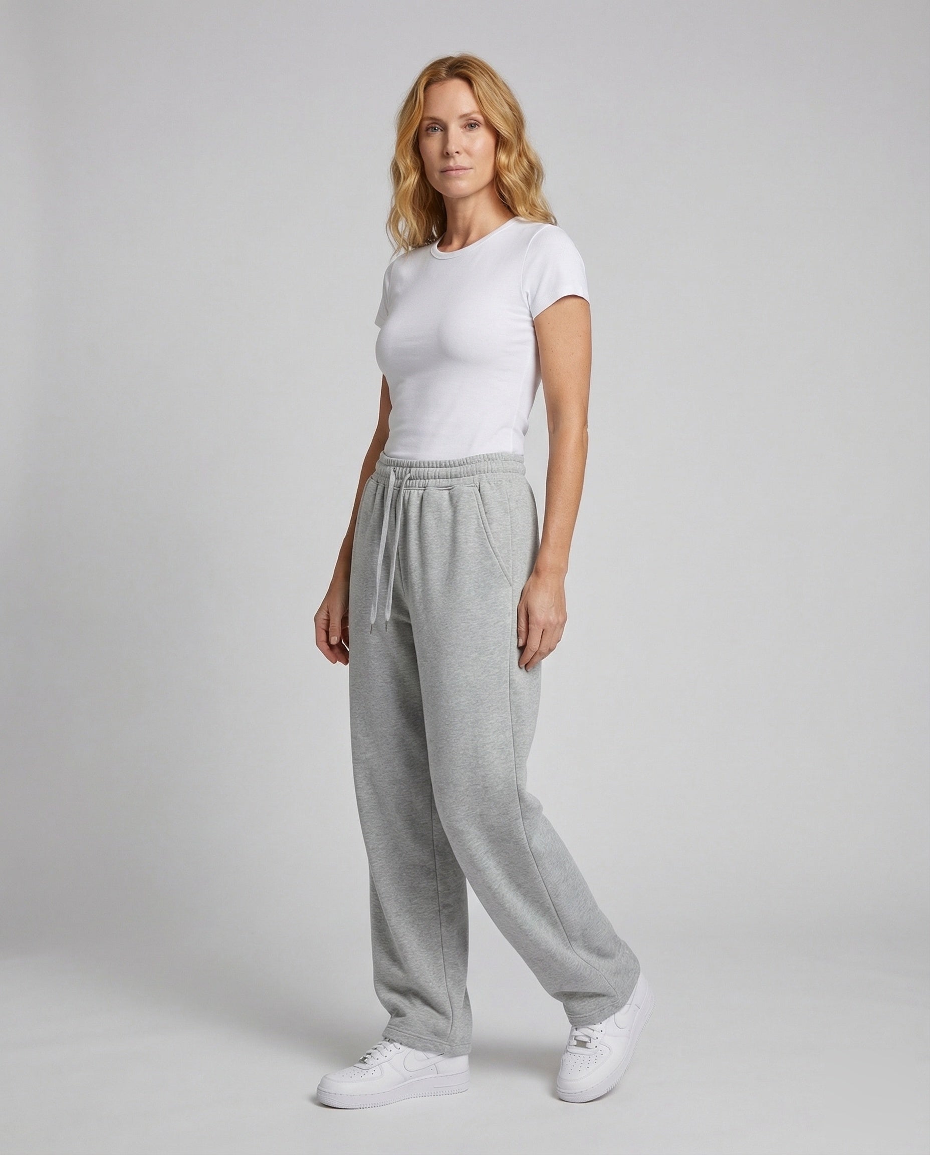 Pantaloni Jogging Donna Vita Elastica Taglio Ampio - Brentozzi