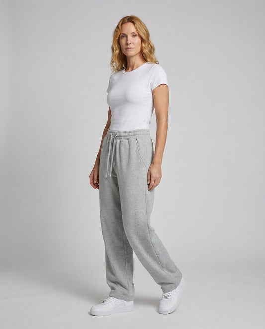 Pantaloni Jogging Donna Vita Elastica Taglio Ampio - Brentozzi