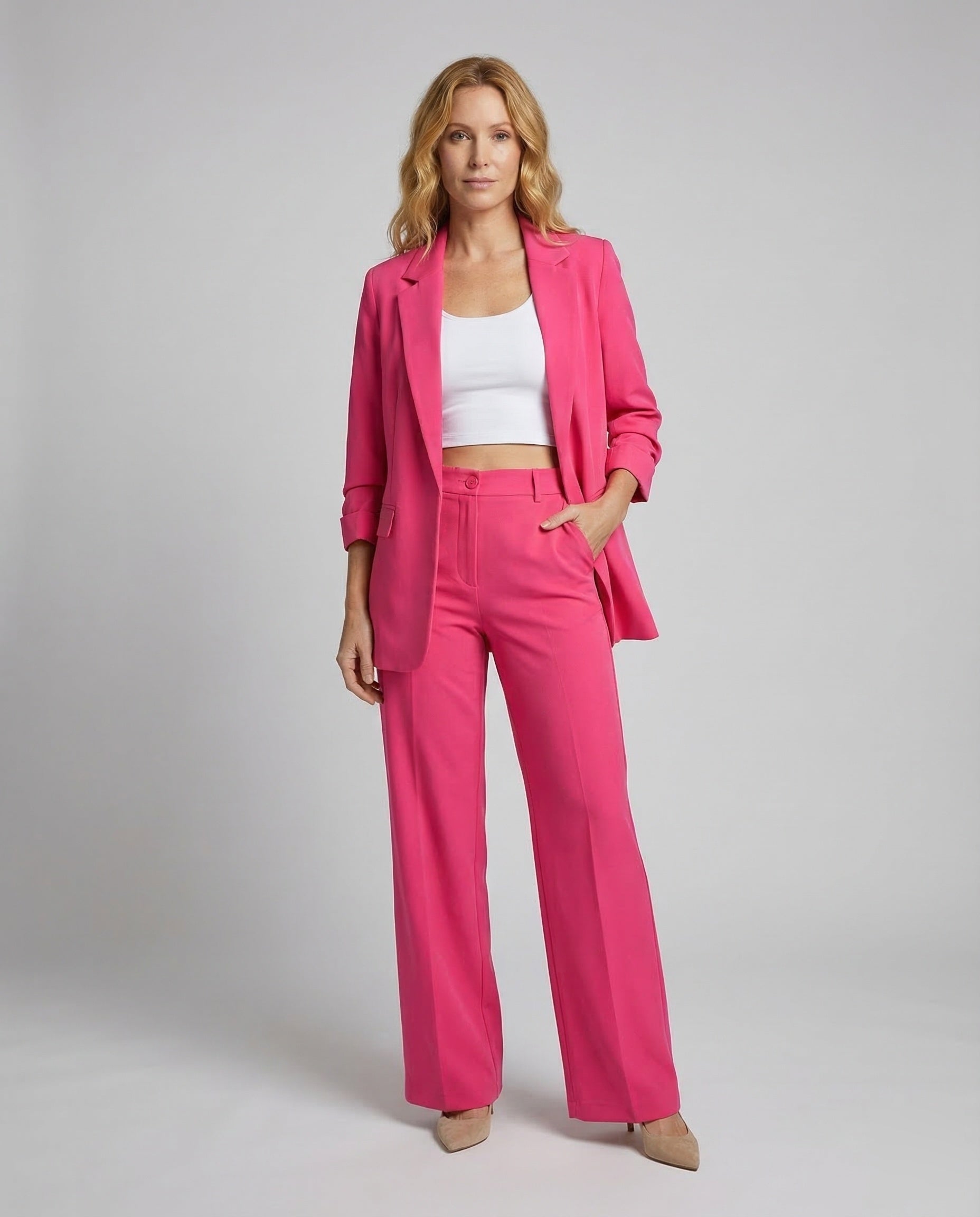 Pantaloni Donna High Waist Vita Alta - Brentozzi