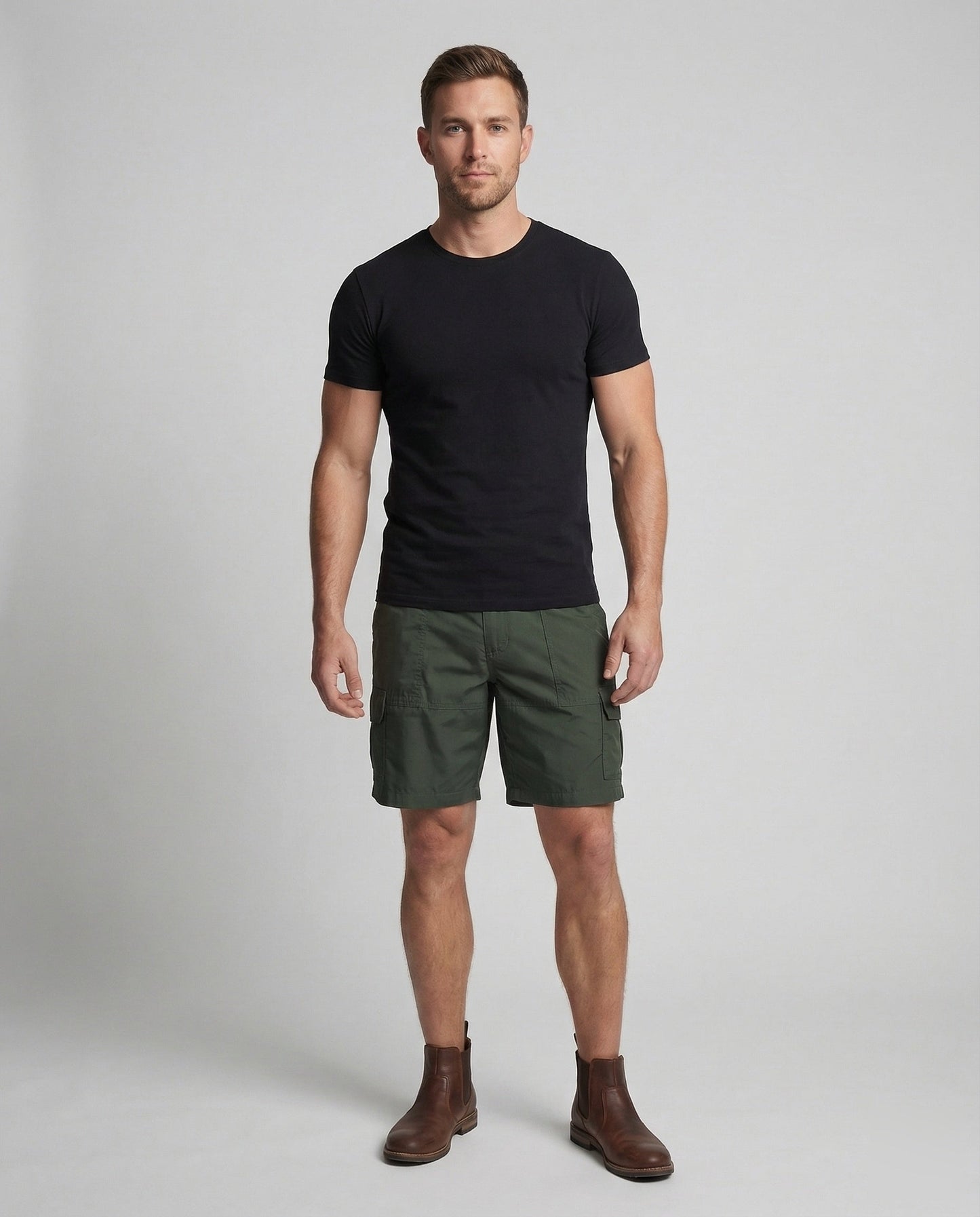Bermuda Cargo Uomo Tessuto Resistente Casual - Brentozzi