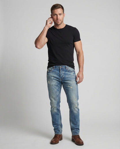 Jeans Uomo Vintage Vestibilità Regular - Brentozzi