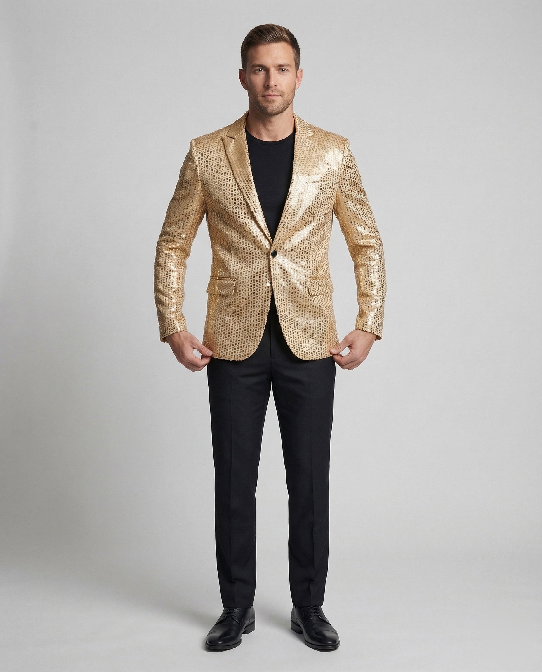 Blazer Uomo Slim con Paillettes - Brentozzi