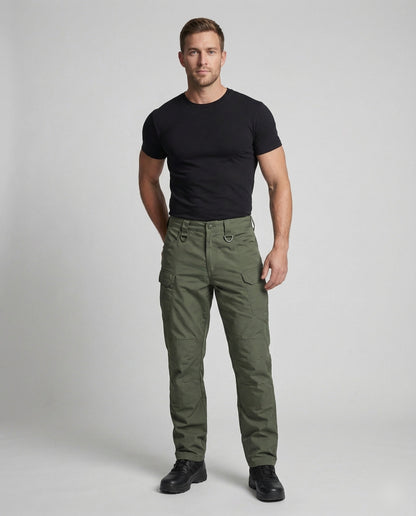 Pantaloni Cargo Uomo Vestibilità Regolare Resistente - Brentozzi
